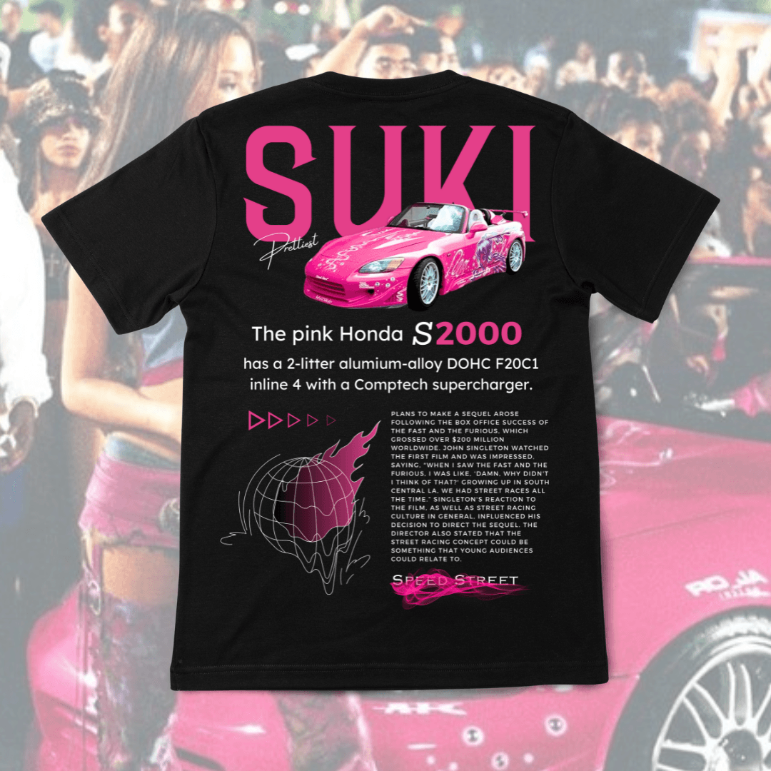 Camiseta Oversized Suki - The Pink Honda