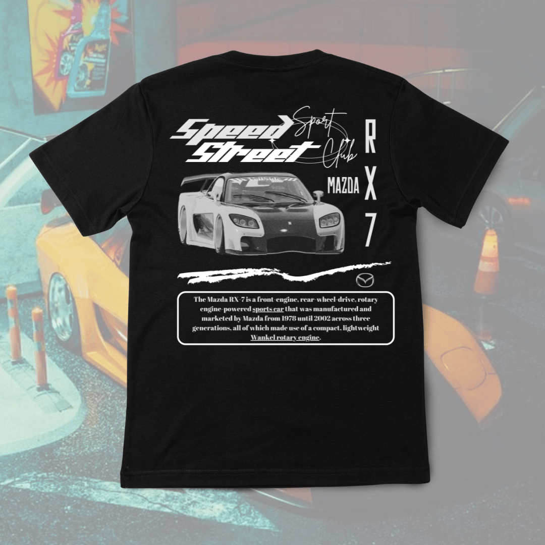 Camiseta Oversized Mazda RX7 - Sport Club