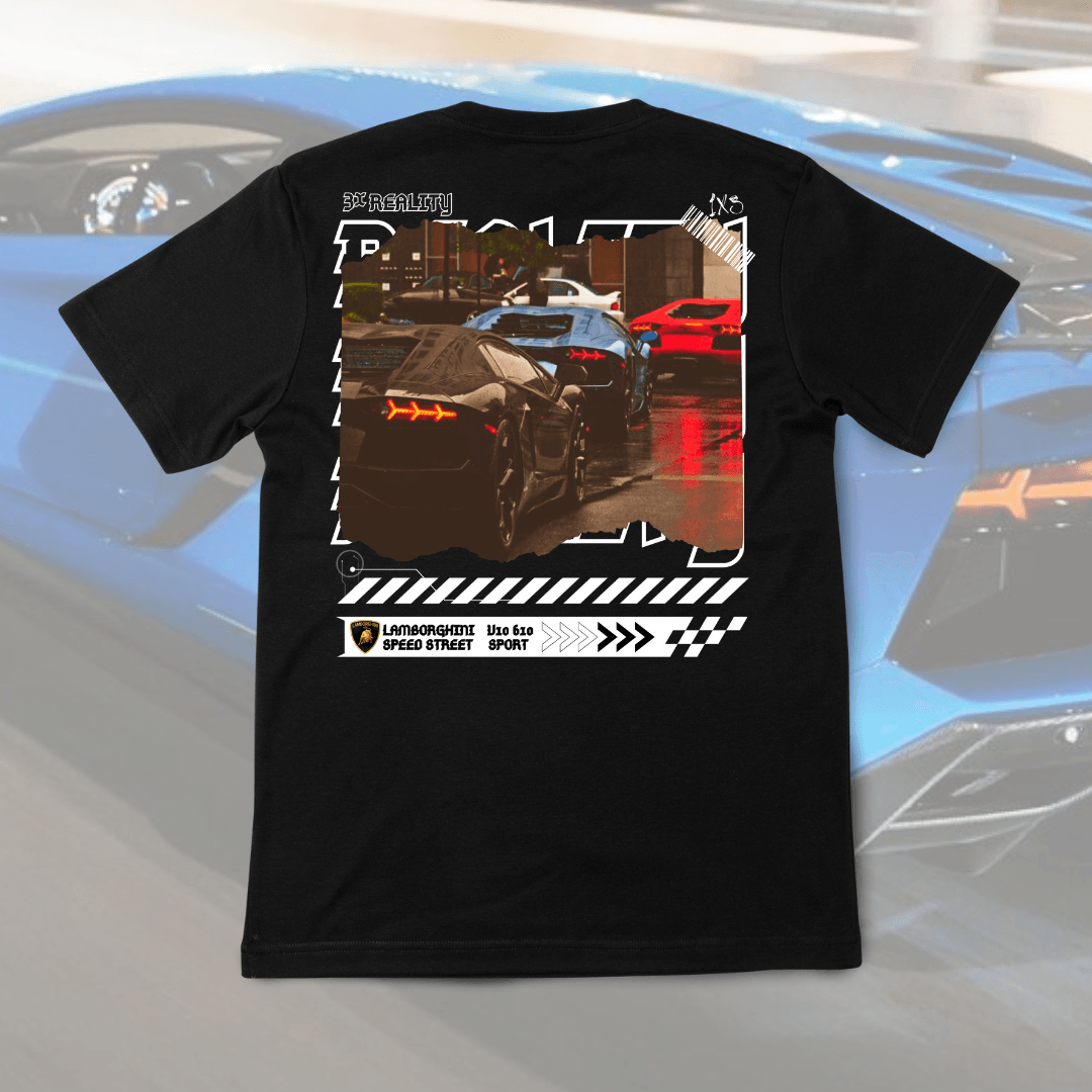 Camiseta Oversized Lamborghini 3x Champions