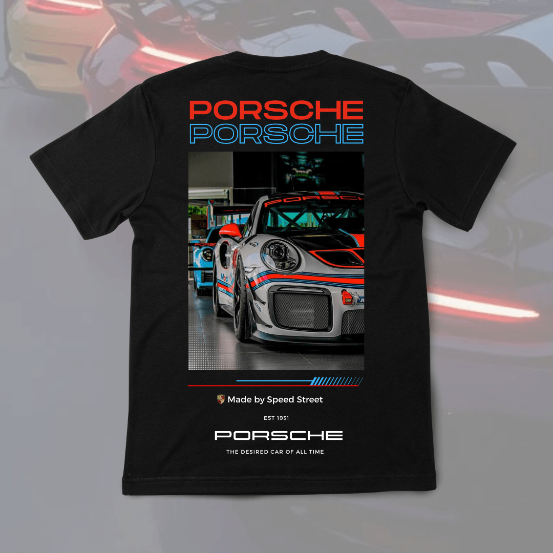 Camiseta Oversized Porsche - Racing Street