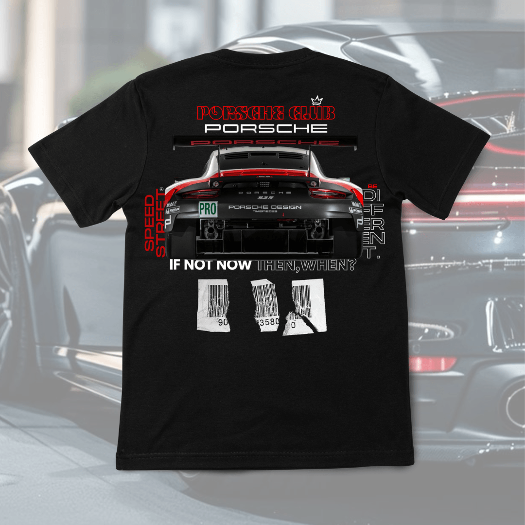 Camiseta Oversized Porsche - Club Secrets