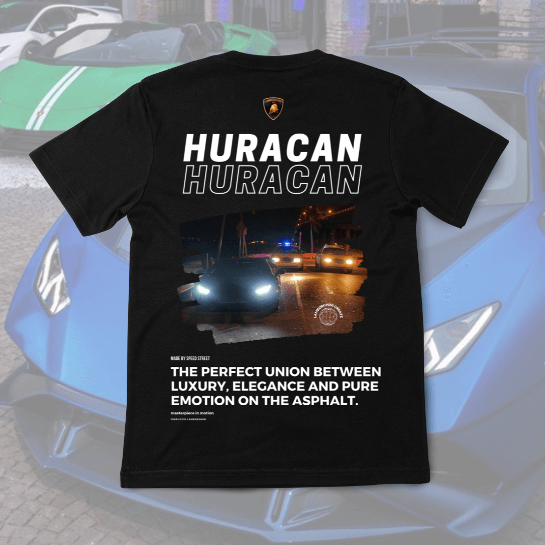 Camiseta Oversized Lamborghini - Huracan Legacy