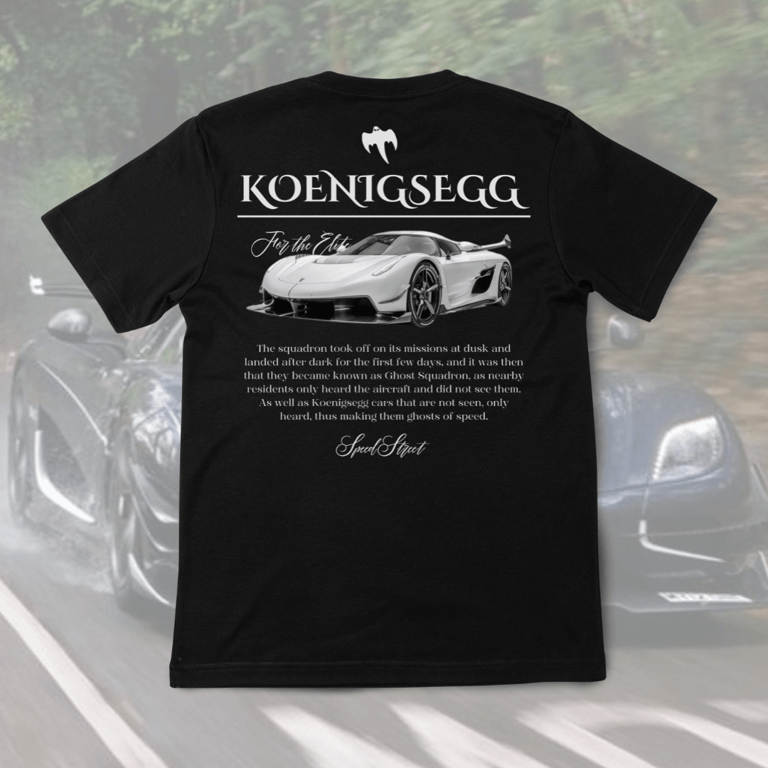 Camiseta Oversized Koenigsegg - For The Elite